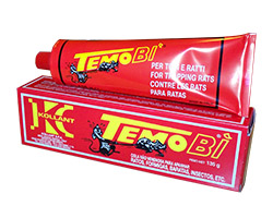 RATICIDA TEMOBI COLA TUBO 135 GR.   =D01.021
