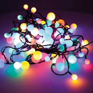 GUIRNALDA DE LUCES LED PARA NAVIDAD "CHERRY" MULTICOLOR