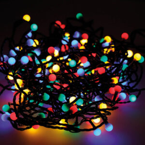 GUIRNALDA "CHERRY" PARPADEANTE EXTERIOR 1350CM 180LED MULTICOLOR 220V