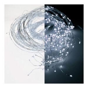 GUIRNALDA MICRO LED 190CM 640LEDS EFECTO FLASH LUZ FRIA