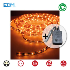 KIT TUBO FLEXILUX MULTIFUNCION BLANCO C.E.9M+2M (INTERIOR-EXTERIOR) EDM