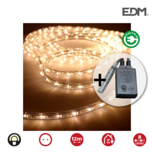 KIT FLEXILED 12MTS MULTIFUNCION BLANCO CALIDO EDM