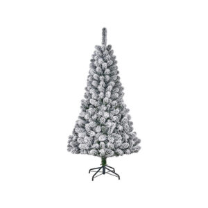 ARBOL DE NAVIDAD EFECTO ESCARCHA CON 164 RAMAS 120X71CM