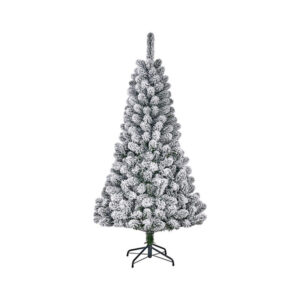 ARBOL DE NAVIDAD EFECTO ESCARCHA CON 266 RAMAS 155X86CM