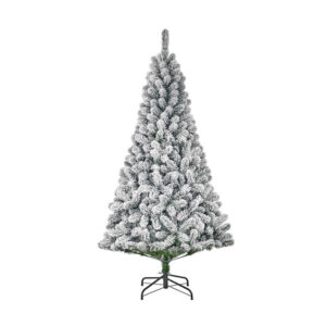 ARBOL DE NAVIDAD EFECTO ESCARCHA CON 398 RAMAS 185X109CM