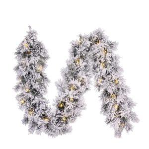 GUIRNALDA NEVADA 25 LED TIPO RAMA PINO 180X25CM