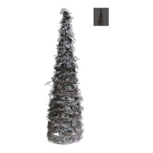 ABETO DE NAVIDAD DE RATTAN CON 30 LEDS 80CM