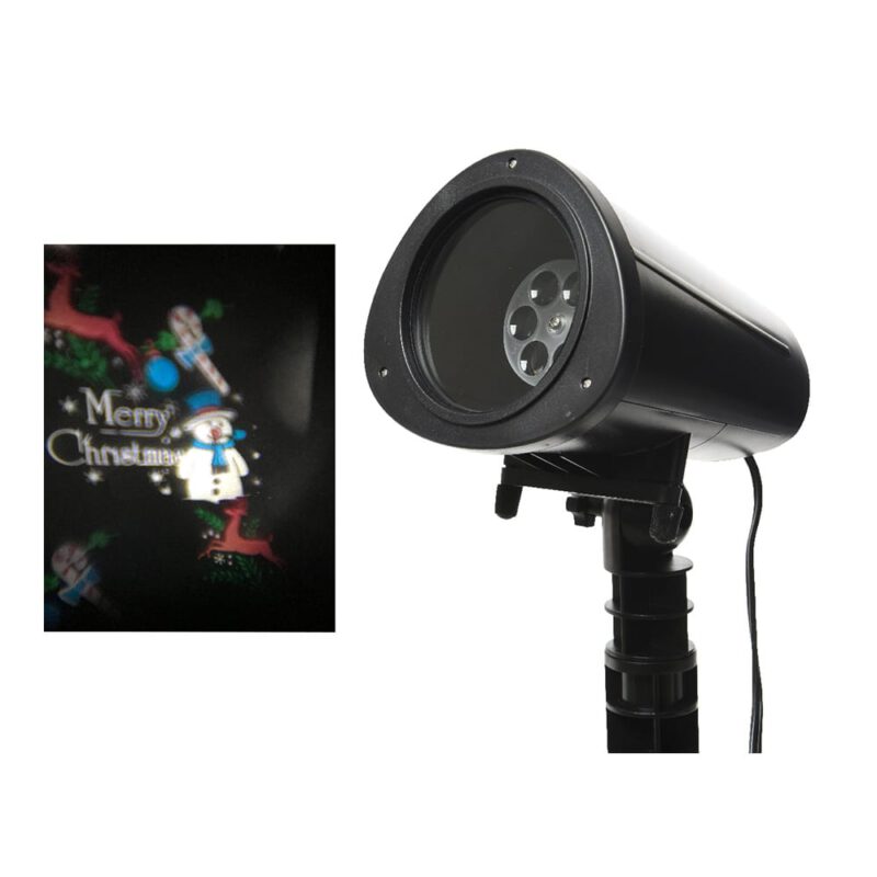 PROYECTOR LASER CON ROTACION Y 6 DIAPOSITIVAS