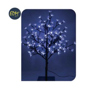 ARBOL 3D SAKURA TRONCO RECTO 60CM 120 LEDS AZUL (INTERIOR) EDM