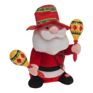 MUÑECO PAPA NOEL CON MOVIMIENTO Y SONIDO 30CM