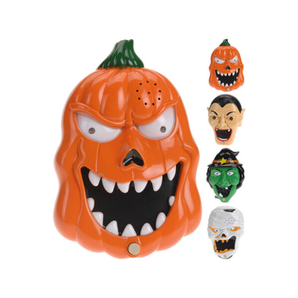 TIMBRE HALLOWEEN CON SONIDO Y LUZ A PILAS MODELOS SURTIDOS
