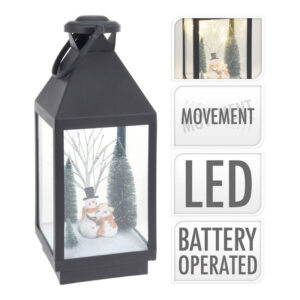 FAROLILLO CON ESCENA NAVIDEÑA 48CM