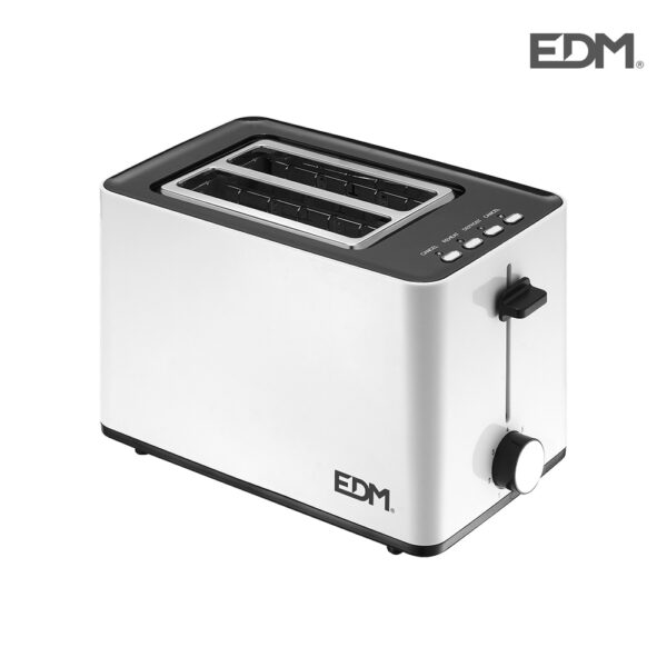 TOSTADORA DOBLE RANURA -" WHITE DESIGN" - 850W -  EDM