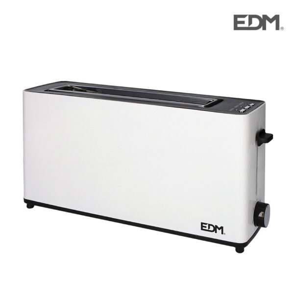 TOSTADORA RANURA LARGA -" WHITE DESIGN" - 900W -  EDM