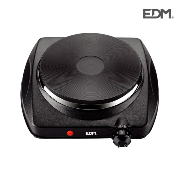 COCINA ELECTRICA NEGRA 1.400W 1 FUEGO CE/A13 EDM